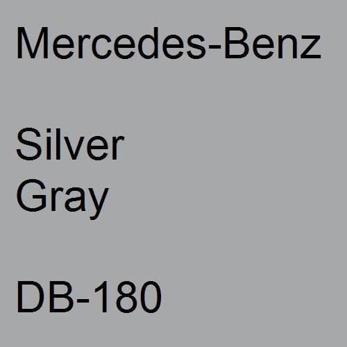 Mercedes-Benz, Silver Gray, DB-180.